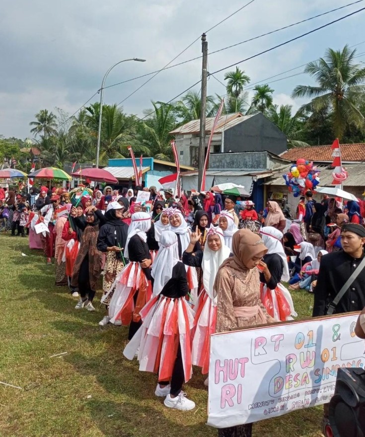 KEGIATAN KARNAFAL MEMPERINGATI HUT RI KE 78